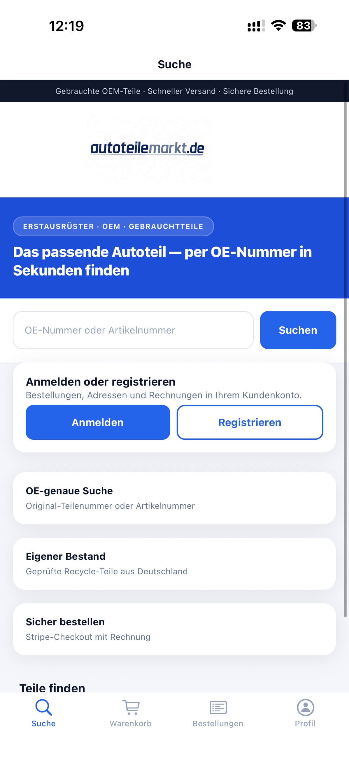 autoteilemarkt App Store Screenshot 3