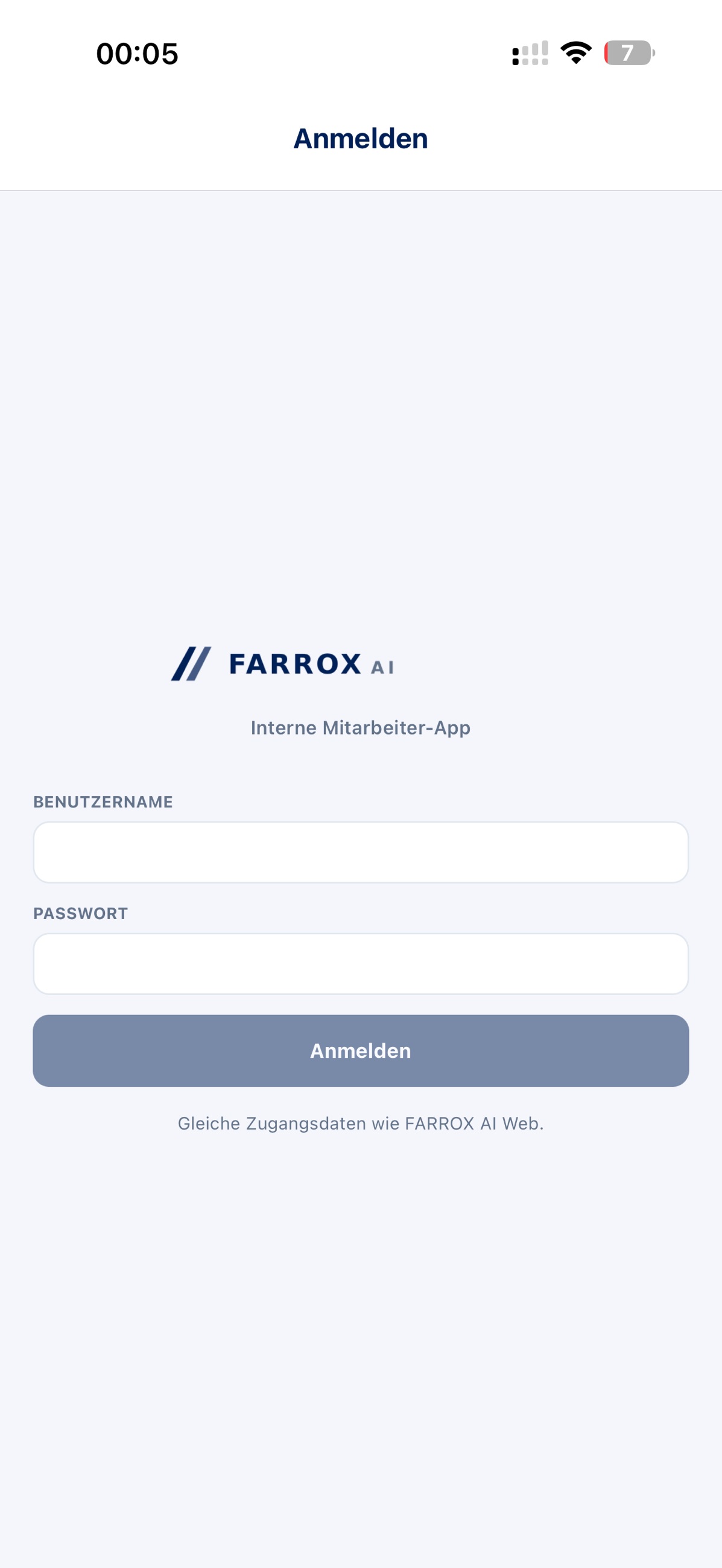 Farrox AI App Store Screenshot 1